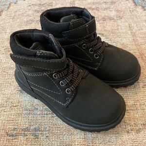 Crown Vintage Black Ankle Boot Toddler Size 9